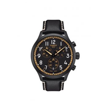 Ceas barbati -  Inox - Negru