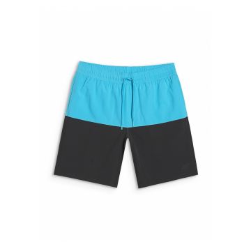 Costum de baie barbati M135 -  Albastru/Negru - Textil