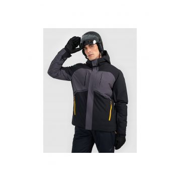 Geaca de schi barbati -  poliester - negru/gri