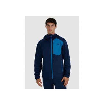 Geaca trekking barbati -  poliester - bleumarin/albastru