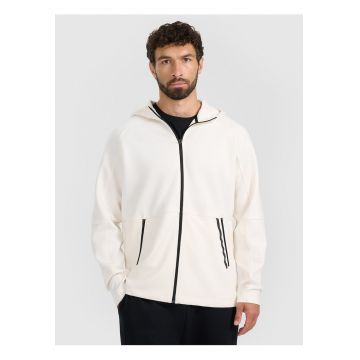 Hanorac barbati  cu gluga - alb - scuba - bumbac - Alb