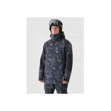 Jacheta de snowboard poliester - gluga ajustabila - bleumarin