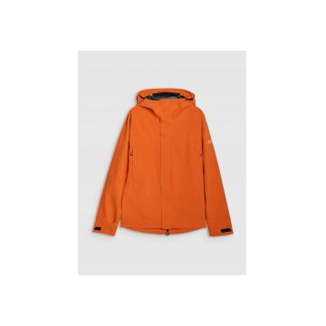 Jacheta trekking barbati  poliester - membrana 15000 - portocalie