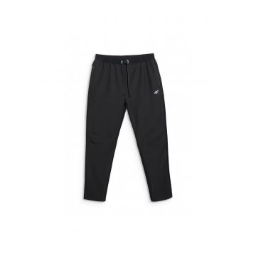 Pantaloni Barbati  Running - 4F - Negru - Elementele Reflectorizante - Imprimatie Bionic Finish Eco