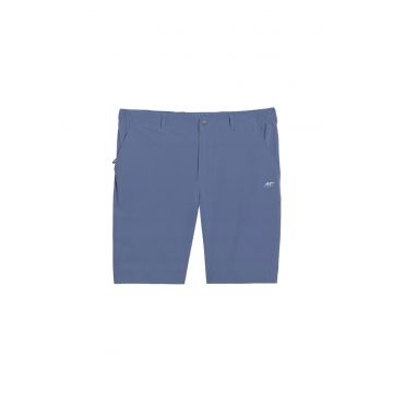Pantaloni scurti de trekking  elastici - bleumarin - material sintetic