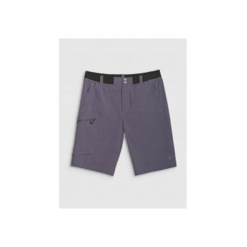Pantaloni scurti de trekking  elastici - gri - pentru drumetii - gri