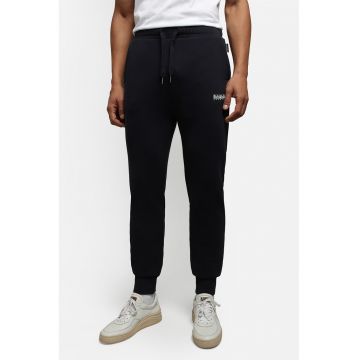 Pantaloni sport cu snur in talie Box - Bleumarin