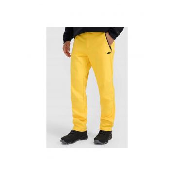 Pantaloni trekking barbati -  poliester - galben