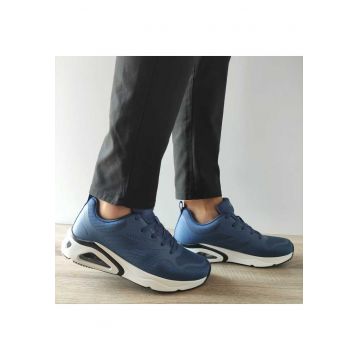 Pantofi sport de plasa cu garnituri de piele ecologica Tres-Air Uno - Albastru