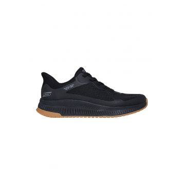 Pantofi sport Slip-ins™ Bobs Squad 4 - Negru/Gri inchis