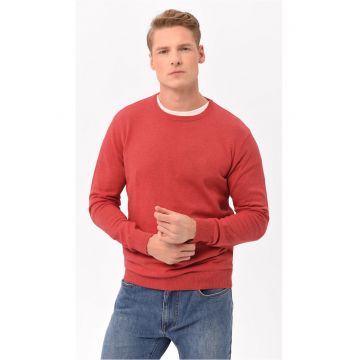Pulover usor pentru barbati -  Rosu
