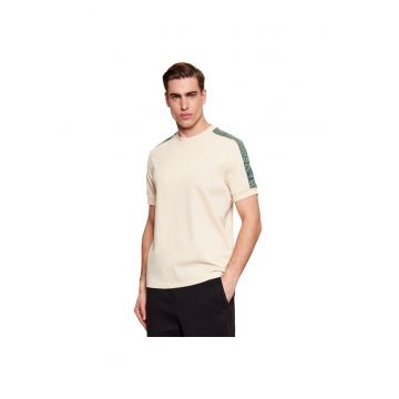 Tricou  EA7 Train Logo Series M SS PRE 55386 - Bej