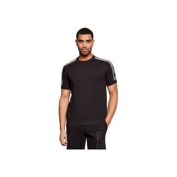 Tricou  EA7 Train Logo Series M SS PRE 55398 - Negru