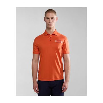 Tricou polo cu detaliu logo in piept Smallwood -