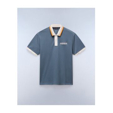 Tricou polo cu garnituri contrastante Macas -