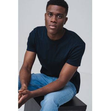 Tricou slim fit Allen - Albastru ultramarin