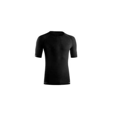 Tricou termic barbati -  Merino Lite - negru