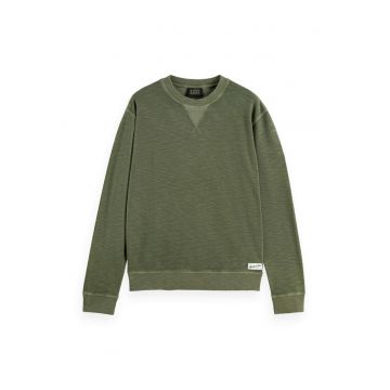 Bluza uni de trening cu model structurat - Verde