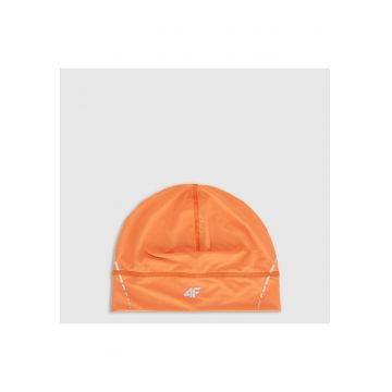 Caciula de alergare unisex  portocaliu - L/XL - material sintetic - elemente reflectorizante