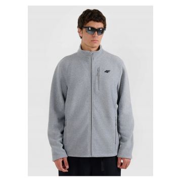 Hanorac barbati  polar cu guler inalt - gri