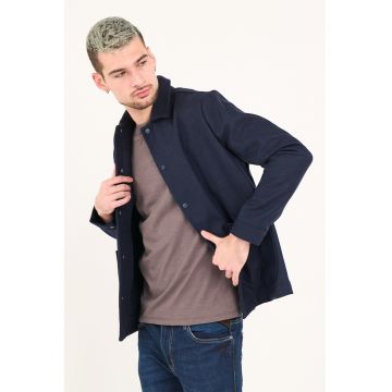 Jacheta cu capse - Bleumarin