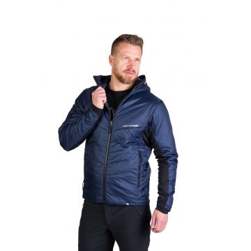 Jacheta cu Primaloft® pentru trekking Ferdinando - Negru/Bleumarin