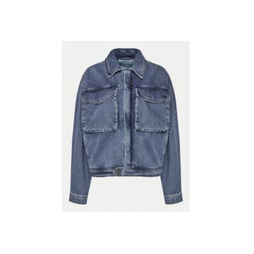 Jacheta de blugi unisex  78620769975 - Bumbac - Albastru - Albastru