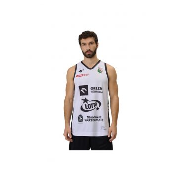 Maiou de meci replica Legia Varsovia - tehnologie Dry - alb - fabricat in Polonia - barbati