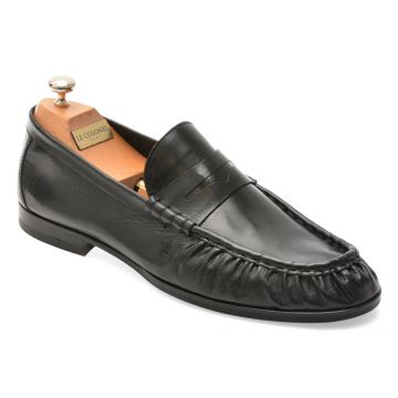 Mocasini eleganti LE COLONEL negri, 68434, din piele naturala