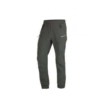 Pantaloni elastici de trekking pentru barbati Gian - Verde inchis