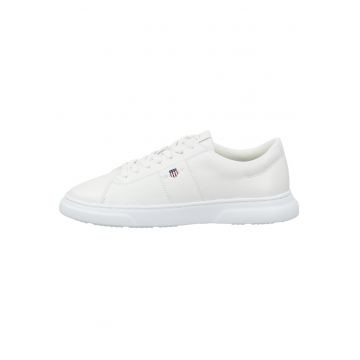 Pantofi sport cu talpa plata - Alb
