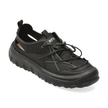 Pantofi sport GRYXX negri, 9232, din material textil