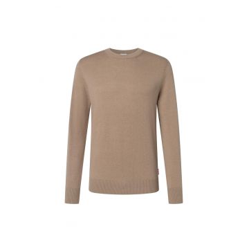 Pulover din amestec de lana - Bej