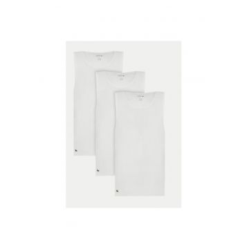 Set 3 maiouri barbati -  304998072 - Bumbac - Alb - Alb