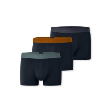 Set de boxeri cu banda logo - 3 perechi - Negru/Maro/Gri