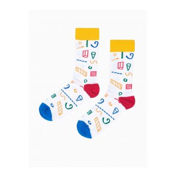 Sosete barbati  Zander - Alb