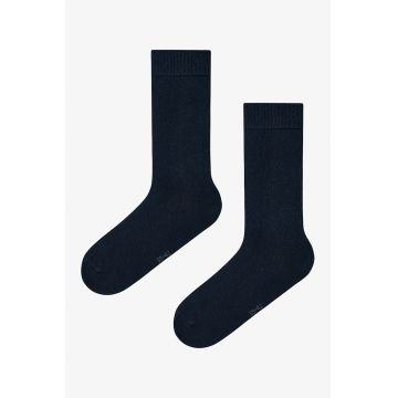 Sosete lungi cu model uni - Negru