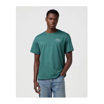 Tricou barbati -  verde - bumbac