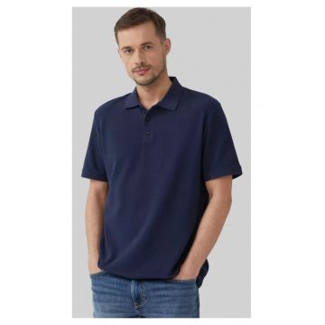 Tricou polo regular fit - Bleumarin inchis