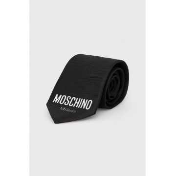 Moschino Cravată culoarea negru