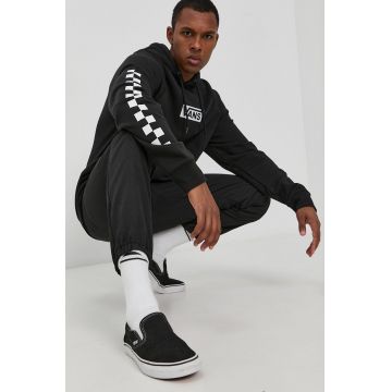 Vans bluză bărbați, culoarea negru, cu imprimeu VN0A49SN95Y1-black