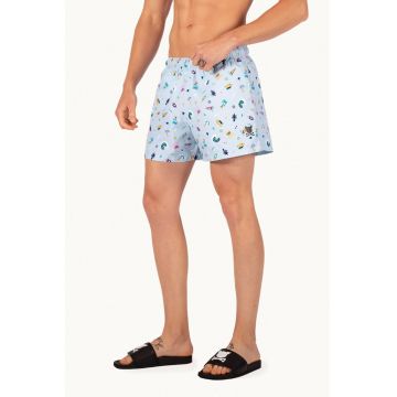 Pantaloni scurti de baie cu snur