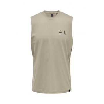 Bluza de pijama barbati -  302019885 - Bumbac - Bej