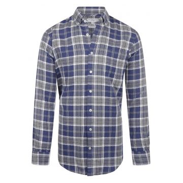 Camasa Barbati -  Navy - Logo Brodat - Buzunar Piept - Bumbac - L 2008