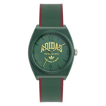 Ceas de mana barbati  PROJECT TWO GRFX - rezistent la apa 5 ATM - curea din rasina - mecanism quartz