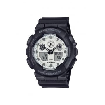 Ceas  G-SHOCK GA-100WD-1AER - negru - curea cauciuc - rezistent la apa 20 ATM - mecanism quartz - barbati