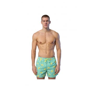 Costum de baie barbati  poliester reciclat - verde