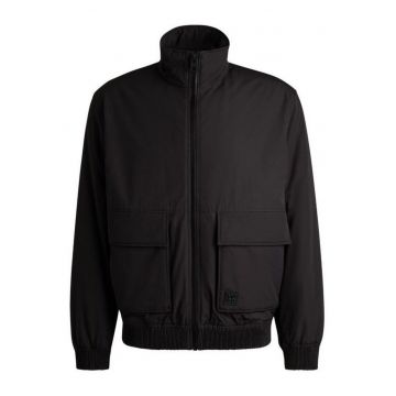 Geaca barbati  Beren2511 - bomber - negru - poliester-bumbac