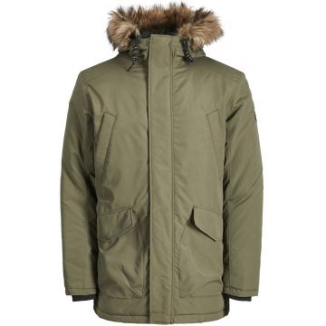 Geaca barbati -  Poliester/Elastan - Kaki -