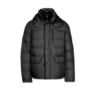 Geaca barbati -  Poliester - Grafit - Gri inchis